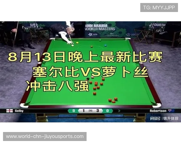 世锦赛八强对阵预告：塞尔比与罗伯逊的“攻防大战”将于明晚开启。